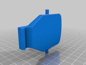 vacuum cleaner clamp replacement parts 3d print model - Mito3D