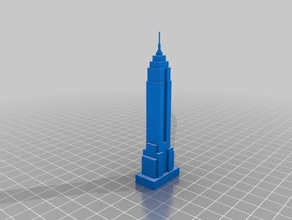 empire state building Gebäude Strukturen 3d tinkercad upgrade 3d print model - Mito3D