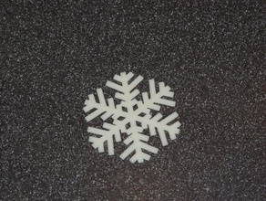 collection snowflakes decor christmas ornament 3d print model - Mito3D