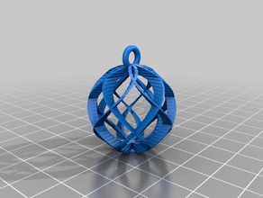spiral Sphäre sm Dekor kundengebundene 3d print model - Mito3D