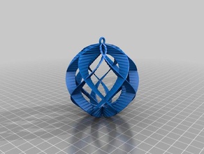 spiral sphere lg decor customized 3d print model - Mito3D