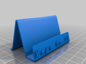 meu personalizados negócio titular do cartão recipientes personalizado 3d print model - Mito3D