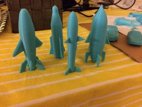 rocket toys & games 3d 3dprinting p toy 3d print model - Mito3D