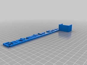 shelf talker - ff organization customized 3d print model - Mito3D