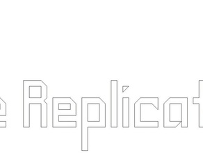 replicator logo dxf signs logos cad daniel noree 3d print model - Mito3D