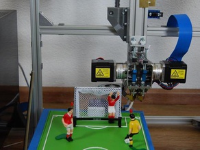 soccer field goald 3d print model - Mito3D