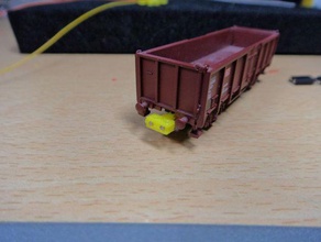 electrical magnetic coupler n scale nem357 adapter hobby 1 160 1zu160 n-scale 3d print model - Mito3D