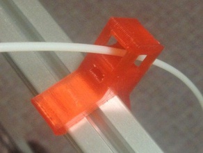 clip-on filamento guida kossel chiaro Stampante 3d accessori 1515 estrusione 3d print model - Mito3D