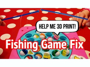 fishing game fix games pole rod 3d print model - Mito3D