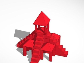 il tempio edifici e strutture 3d print model - Mito3D