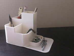pen tool holder holders & boxes hook office penholder 3d print model - Mito3D
