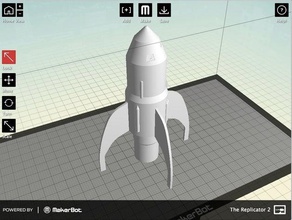 apollo2020 plana hobby estes quest el cohete spacex 3d print model - Mito3D