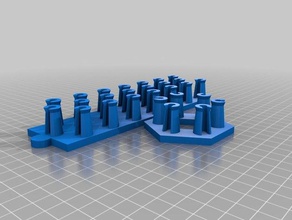 loomboard legen Sie das Gummiband Kunst tools Gummi-band loom 3d print model - Mito3D