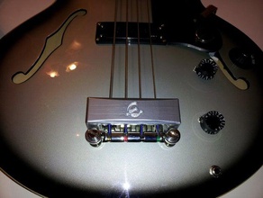 bass guitar ponte mute gibepi stile musica 3d print model - Mito3D