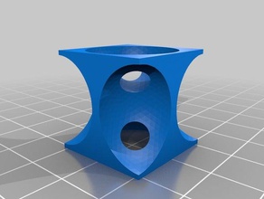 anti-bcc physics astronomy cavity crystal lattice void 3d print model - Mito3D
