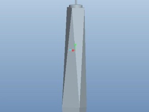 freedom tower buildings structures 3d print model - Mito3D