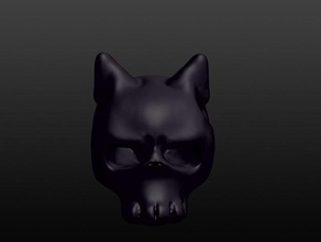batman skull sculptures 3d print model - Mito3D