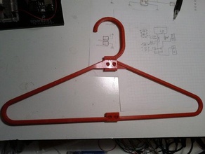 parametric coat hanger pins organization 3d print model - Mito3D