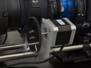 15 mm, montaggio su guida nema 17 follow focus motore passo-passo fotocamera 3d print model - Mito3D