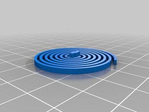 printable dial indicator spring other 3d print model - Mito3D