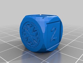 nero templari dadi personalizzato 3d print model - Mito3D