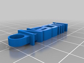 naomi trousseau de clés l'organisation personnalisé 3d print model - Mito3D