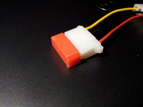 molex-Festplatte power connector cap computer openscad pc Netzteil 3d print model - Mito3D