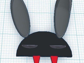 male coniglio 3d la stampa bunny 3d print model - Mito3D