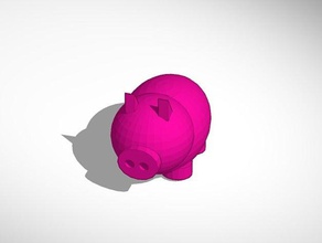 piggy Tiere sacc 3d print model - Mito3D