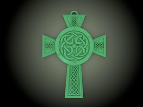 la cruz celta necklacetree ornamentjewelry pieza 3d art cristiana el cristianismo cnc vacaciones de los hogares modelo paganos religión religiosa 3d print model - Mito3D
