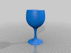 wine glass scan scans replicas 3d print model - Mito3D