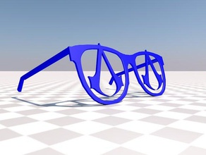 assassins creed lunettes 3d l'impression 3d print model - Mito3D