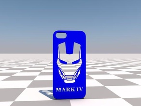 iron man phone case 3d printing iphone 3d print model - Mito3D