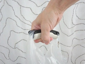 -Kunststoff-Tasche-Griff- Haushalt - Zubehör kimekomi shopping 3d print model - Mito3D