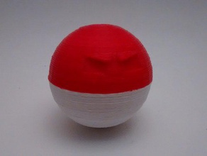voltorb pokemon creatures low poly toy toys 3d print model - Mito3D