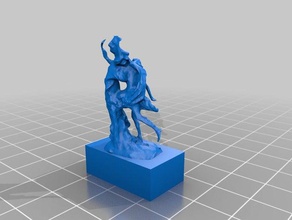 apollo daphne people statue 3d print model - Mito3D