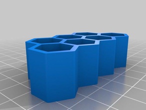 vape stand honeycomb containers customized 3d print model - Mito3D