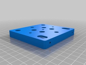 makertoolkit small slider plate 3d printer parts 4040 3d print model - Mito3D