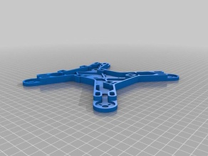 quadcopter base remix r c vehículos marco spidex micro 3d print model - Mito3D