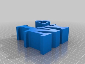 my customized w&lt3rd sculpture sculptures 3d print model - Mito3D