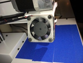 printrbot simple metal fan alımı 3d yazıcı aksesuarlar soğutma kefen 3d print model - Mito3D