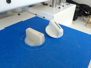 ge washerdryer botão substituição partes 3d print model - Mito3D