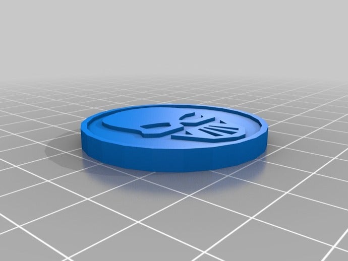 mercenário moeda brinquedo jogo acessórios 3D print model - Mito3D