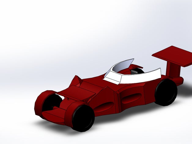 pine wood derby car hobby bsa cub sco scouts 3D print model - Mito3D