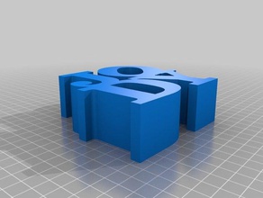 jody palavra escultura esculturas personalizado 3d print model - Mito3D