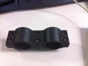 flashlight mount scope sport outdoors airgun bolt m4 nut 3d print model - Mito3D