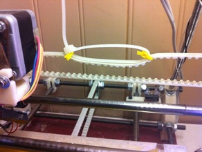 braçadeira do cabo tensor da correia 3d a impressora partes 3d print model - Mito3D