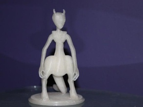 mewtwo creatures blender model pokemon 3d print model - Mito3D