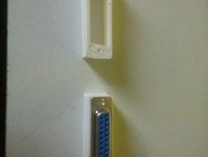 el caso de los conectores db25 la electrónica conector hembra 3d print model - Mito3D