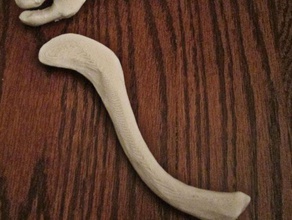 Schlüsselbein rechts menschliche Skelett, Schulter-Knochen Biologie Knochen 3d print model - Mito3D